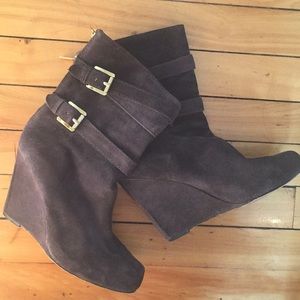 MK platform booties